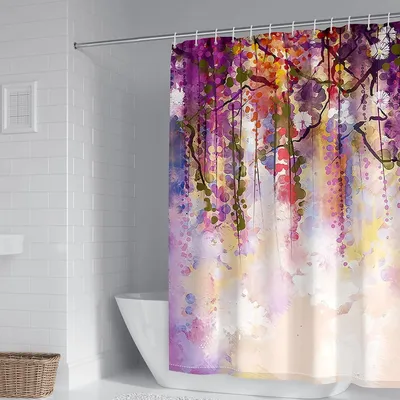 Produktbild von Badevorhang, 165 x 200 cm, wasserdicht und schimmelresistent