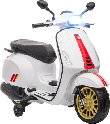 Produktbild von AIYAPLAY Kinder Elektro-Motorrad, 6V Kindermotorrad mit MP3, USB, FM-Radio, LED-Scheinwerfer, Kinderfahrzeug mit Trainingsrädern, 3 km/h, für 3-6 Jahr
