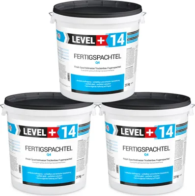 Produktbild von Spachtelmasse Fertigspachtel 75Kg Glättspachtel Gipsspachtel Polymerbasis Gebrauchsfertig Für Trockenbau RM14