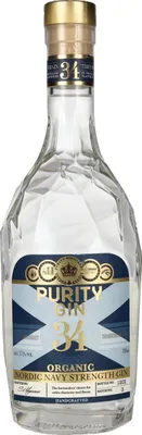 Produktbild von Purity 34 CRAFT NORDIC NAVY STRENGTH Organic Gin 57,1% Vol. 0,7l