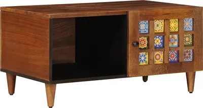Obrázek produktu pro Konferenční stolek Hnědá 80 x 50 x 40 cm Masivní mangové dřevo