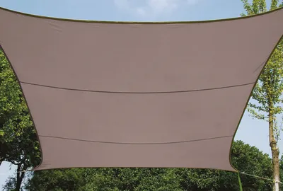 Produktbild von Perel Sonnensegel, Segel Sonnenschutz für Terrasse und Pool, wasserabweisend, UV-Schutz, 4