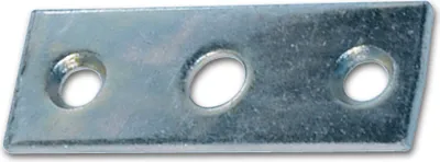Produktbild von Schließblech f. Aufspreizstangen, 60 x 22 mm, Loch ø 8,2 mm, Stahl verzinkt