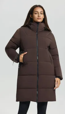 Produktbild von LUHTA Eisele - Damen Steppmantel - Dunkelbraun Dunkelbraun 40
