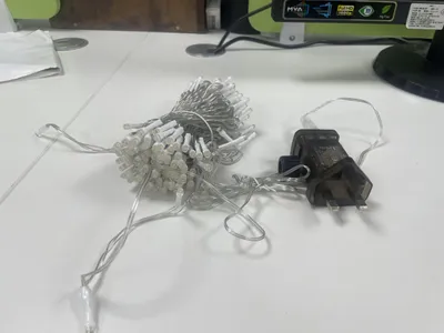 1500 LED Lichterkette, warmweiß, 3 m Kabel, wasserdicht