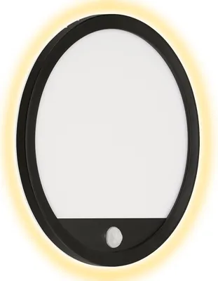 Immagine prodotto di Lampada da esterno a LED con sensore di movimento IP44 15 W nera Plastica Ø 28 cm Telefunken