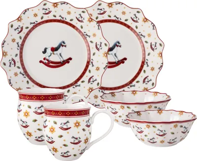 Produktbild von Villeroy & Boch Frühstücks-Set Toy\\\'s Delight BHT 25x14x36 cm weiß