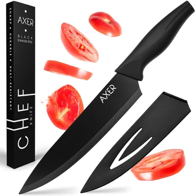 Immagine prodotto di Coltello da cucina Axer - lama di 20 cm - coltello da cucina grande - coltello da chef - per carne