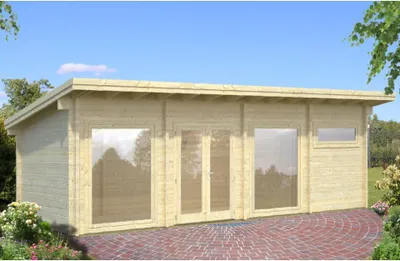 Produktbild von Palmako Gartenhaus Heidi 22,8 m² - 70 mm