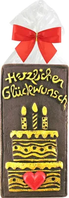 Produktbild von Odenwälder Marzipan Tafel Schokolade Herzlichen Glückwunsch 150g