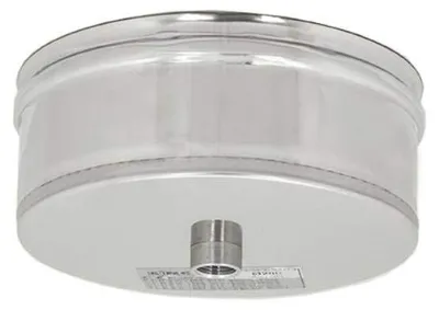 Obrázok produktu pre Nerezové kryt s odvodom kondenzátu (nerezová oceľ, 100 mm)