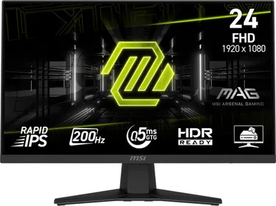 Image de Moniteur MSI MAG 244F 59,9 cm (23,6") 1920 x 1080 pixels Full HD LCD Noir