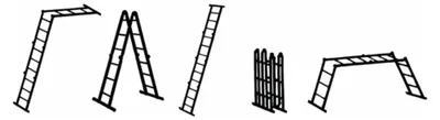 Produktbild von Zarges Multitec M - Vielzweckleiter 2x3 + 2x4 Sprossen