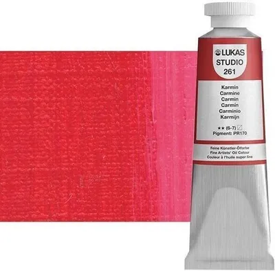 Zdjęcie produktu dla Lukas Studio Farba olejna Carmine 37 ml 1 szt.