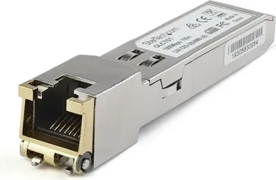 Produktbild von StarTech.com Juniper SFP-1GE-T kompatibles SFP Transceiver-Modul – 1000BASE-T, Kupfer, 1000 Mbit/s, SFP, 1000BASE, Silber, 4655371 h