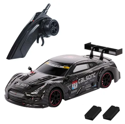 Zdjęcie produktu dla samochód zdalnie sterowany 1/14, samochód wyścigowy do driftu, 28 km/h, 4WD, szybki samochód wyścigowy, prezent dla dzieci, RTR z 2 akumulatorami