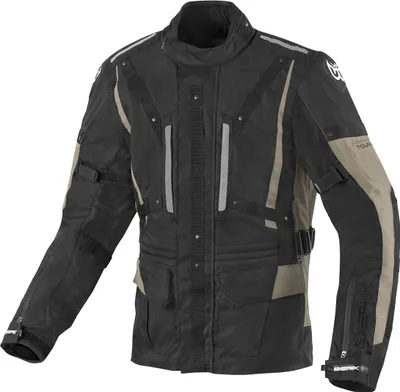 Produktbild von Berik Spencer wasserdichte Motorrad Texiljacke, schwarz/beige, 54