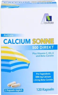 Obrázek produktu pro Calcium Sun 500 kapslí 120 kapslí