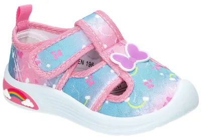 Produktbild von American Club TEN196, Mädchen Sneaker Klettverschluss Leder-Einlegesohle weißer Boden, Pink 26