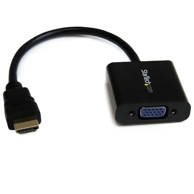 Immagine prodotto di Startech Adapter HDMI > VGA Video Konverter 1080P 245mm schw
