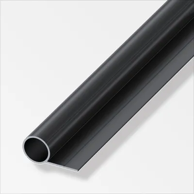 Produktbild von alfer Combitech Rundrohr Aluminium mit 1 Schenkel Ø 23,5 mm x 1 m schwarz