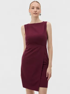 Produktbild von Orsay burgunderrotes, ärmelloses Wickelkleid für Damen 36