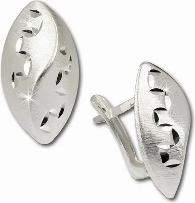 Produktbild von SilberDream Ohrstecker für Damen 925 Silber silber Blatt Ohrringe SDO313