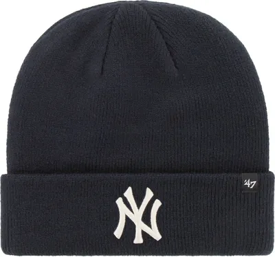 Produktbild von '47 Brand MLB New York Yankees Raised '47 CUFF KNIT Navy/White OSFA