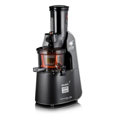 Produktbild von Koliber SQUEEZEMAX X-800-W PRO Slow Juicer 800W Entsafter XXL für ganze Äpfel und hartes Gemüse BPA-frei Schwarz