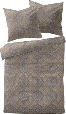 Produktbild von Dormisette Mako-Satin Bettwäsche-Garnitur Dessin 04440 Farbe 090 - 155x220 + 80x80 cm