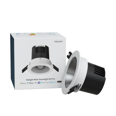 Produktbild von Yeelight YLT00194, Strahler Oberflächenbeleuchtung, LED, 5 W, Schwarz, Weiß