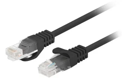 Zdjęcie produktu dla Lanberg PCU6-20CC-0200-BK, 2 m, Cat6, U/UTP (UTP), RJ-45, RJ-45, Czarny