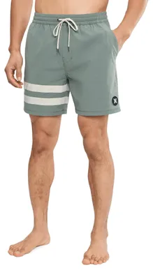 Immagine prodotto di HURLEY PHNTM ECO BLOCK PARTY VOLLEY 17, pantaloncini da bagno, bianco, taglia XL