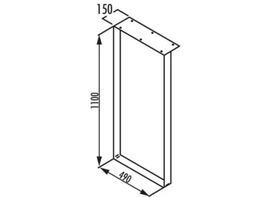 Immagine prodotto di Naber Pattino per bancone bar, acciaio inox  - Tablon