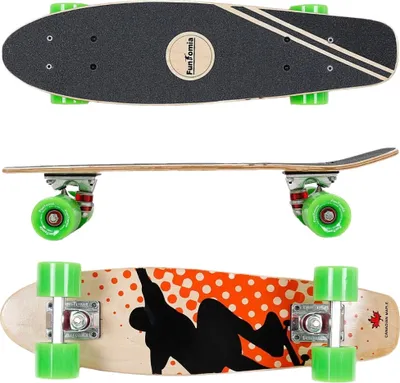 Produktbild von Design orange Skater FunTomia® Holz Mini-Board - 2061