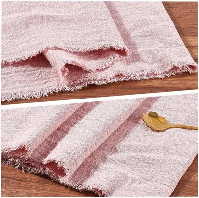 Produktbild von Rosa Tischtuch 182x30cm für Landhaus Dekoration