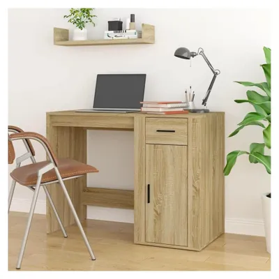Produktbild von Schreibtisch aus Sonoma-Eiche 100x49x75 cm