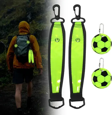 Produktbild von LED-Sicherheitsset – 2 Armbänder und 2 Anhänger
