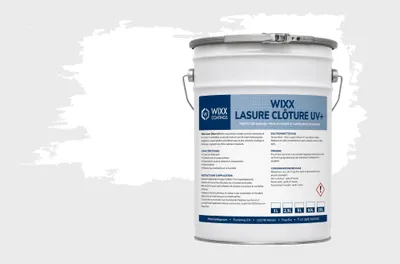 Image de Wixx Lasure Clôture UV+ - Blanc - 1L