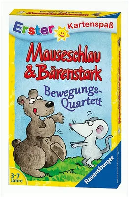 Produktbild von RAVENSBURGER 20325 Mauseschlau & Bärenstark Bewegungsquartett