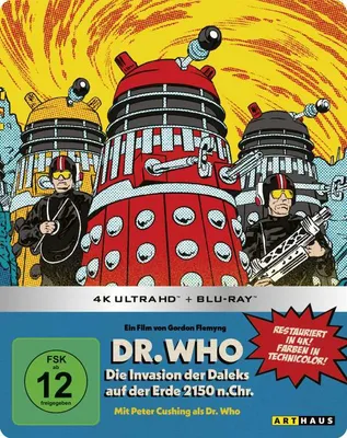 Obrázok produktu pre PLAION 1101644, Film, Blu-ray, Nemčina, Angličtina, Francúzština, 84 min, Daleks' Invasion Earth 2150 A.D., Sci-fi