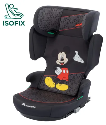Produktbild von Bebeconfort Disney RoadFix i-Size, Kindersitz, 3,5–12 Jahre, Mickey Maus Kindersitz, Leicht (4,4 kg), 14 Kopfstützenpositionen, Authentic Mickey
