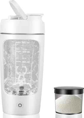 Produktbild von Elektrischer Shaker Becher - Proteinshaker - Automatisches Mischen - Wiederaufladbar - Tragbarer Sportbecher - 650 ml