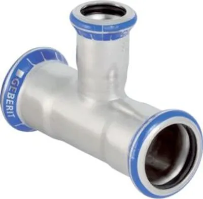 Produktbild von Geberit 81236 Mapress Edelstahl T-Stück reduziert