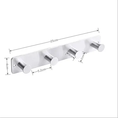 Obrázek produktu pro Samolepicí nástěnný věšák na oblečení 25 cm