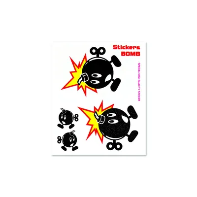 Obrázek produktu pro Nálepka Bomb Bomb s náloží 10x12cm