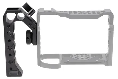 Zdjęcie produktu dla JLwin AF412 – uniwersalny uchwyt do aparatu fotograficznego z stopu aluminium, wyposażony w 4 mocowania typu cold shoe oraz otwory gwintowane Arca Swiss 1/4 cala i 3/8 cala, od