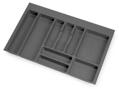 Immagine prodotto di Portaposate Optima Vertex/Concept 500mm Plastica Grigio Antracite Emuca