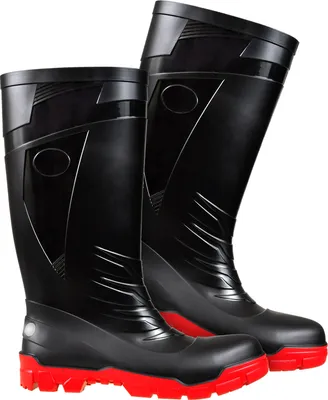 Produktbild von FAGUM-STOMIL Arbeitsstiefel S5 43, schwarz-rot