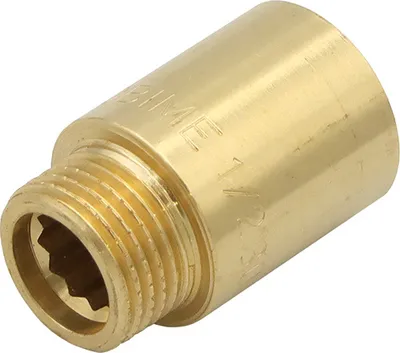 Produktbild von Messing Hahnverlängerung 1/2 Zoll x 30 mm Gewindeverlängerung Rohrverlängerung